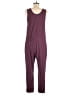 Zella Solid Burgundy Jumpsuit Size S - photo 2