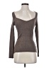 Sam Edelman Gray Long Sleeve Top Size S - photo 1