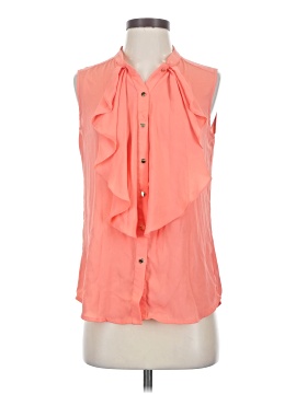Ivanka Trump Sleeveless Button Down Shirt