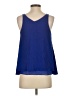 Mango 100% Polyester Blue Sleeveless Blouse Size XXS - photo 2