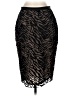 BCBGMAXAZRIA 100% Nylon Animal Print Black Formal Skirt Size S - photo 1