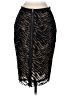 BCBGMAXAZRIA 100% Nylon Animal Print Black Formal Skirt Size S - photo 2