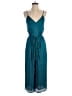 Banana Republic 100% Polyester Solid Teal Blue Jumpsuit Size 2 - photo 1
