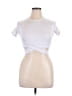 Unbranded White Short Sleeve Top Size L - photo 1