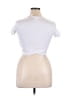 Unbranded White Short Sleeve Top Size L - photo 2