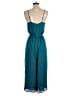 Banana Republic 100% Polyester Solid Teal Blue Jumpsuit Size 2 - photo 2