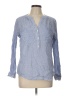 MICHAEL Michael Kors Blue Long Sleeve Blouse Size L - photo 1