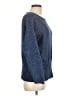 Ann Taylor Factory Solid Blue Pullover Sweater Size L - photo 4