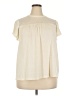 Perfect Peach Ivory Short Sleeve Blouse Size 2X - photo 1