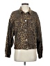 Assorted Brands Animal Print Brown Jacket Size S - photo 1