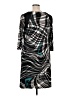 Chico's Graphic Gray Casual Dress Size XL (3) - photo 2