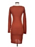 Leith Solid Brown Casual Dress Size S - photo 2