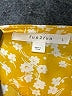Fun2Fun Yellow Short Sleeve Blouse Size L - photo 7