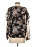LUCCA 100% Polyester Black 3/4 Sleeve Blouse Size XS - photo 2