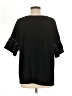 Max Studio Black Short Sleeve Top Size M - photo 2