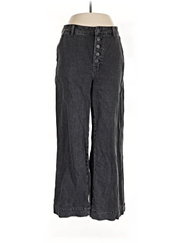 Madewell Curvy Superwide-Leg Jeans in Selwick Wash: Button-Front Edition (view 1)