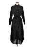 Assorted Brands Plaid Black Casual Dress Size M - photo 1