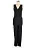 NY Collection Solid Black Jumpsuit Size S - photo 1