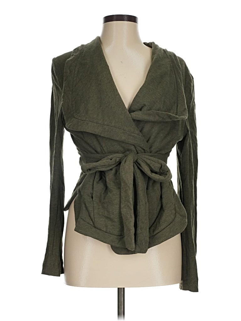 Pre-owned Bcbgmaxazria Cardigan Sweater In Green