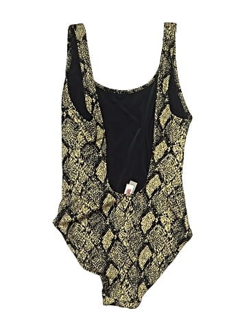 Solid & Striped One Piece Swimsuit (view 2)