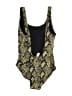Solid & Striped Paisley Gold One Piece Swimsuit Size S - photo 2