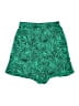 Ellos 100% Rayon Print Green Shorts Size 10 - photo 1