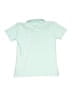 Crewcuts 100% Cotton Solid Teal Short Sleeve Polo Size 6 - 7 - photo 2