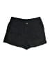 Double Zero 100% Cotton Solid Black Shorts Size S - photo 1