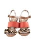 Arturo Chiang Animal Print Tan Sandals Size 8 - photo 2