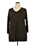 Liz Claiborne Brown 3/4 Sleeve Top Size 2X - photo 1