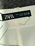 Zara 100% Polyester Solid Ivory Shorts Size XXL - photo 3