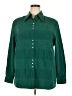 Susan Hutton 100% Polyester Green Long Sleeve Blouse Size 18 - photo 1