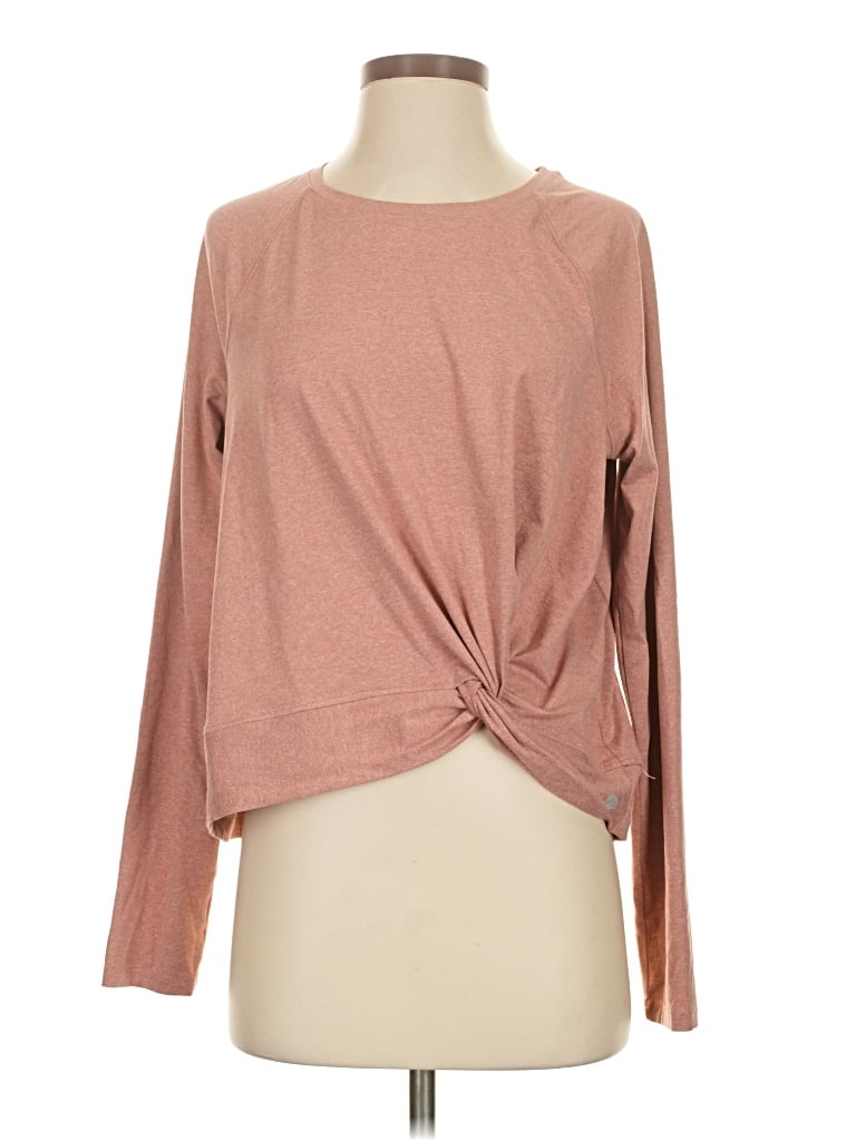 Pre-owned Apana Long Sleeve T-shirt In Pink