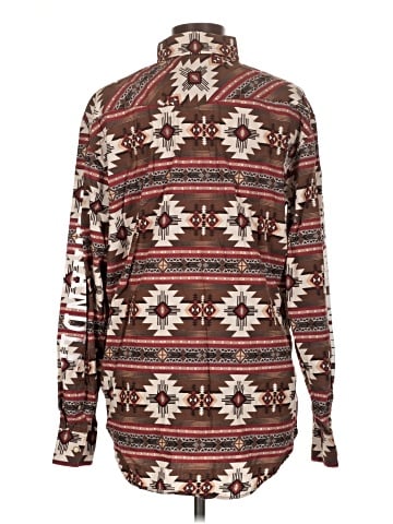 Panhandle Long Sleeve Button-Down Shirt (view 2)