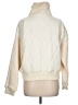 Zella 100% Polyester Ivory Jacket Size L - photo 2