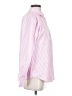 Unbranded Stripes Pink Long Sleeve Button-Down Shirt Size S - photo 4
