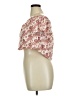 Volcom 100% Modal Pink Short Sleeve Blouse Size 14 - photo 5
