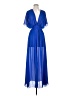 Unbranded 100% Polyester Blue Cocktail Dress Size S - photo 1