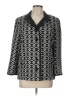 Nina Mclemore Print Black Blazer Size 12 - photo 1