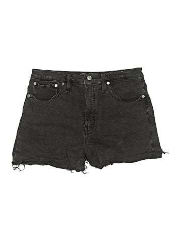 Madewell High-Rise Denim Shorts in Lunar Wash (view 1)