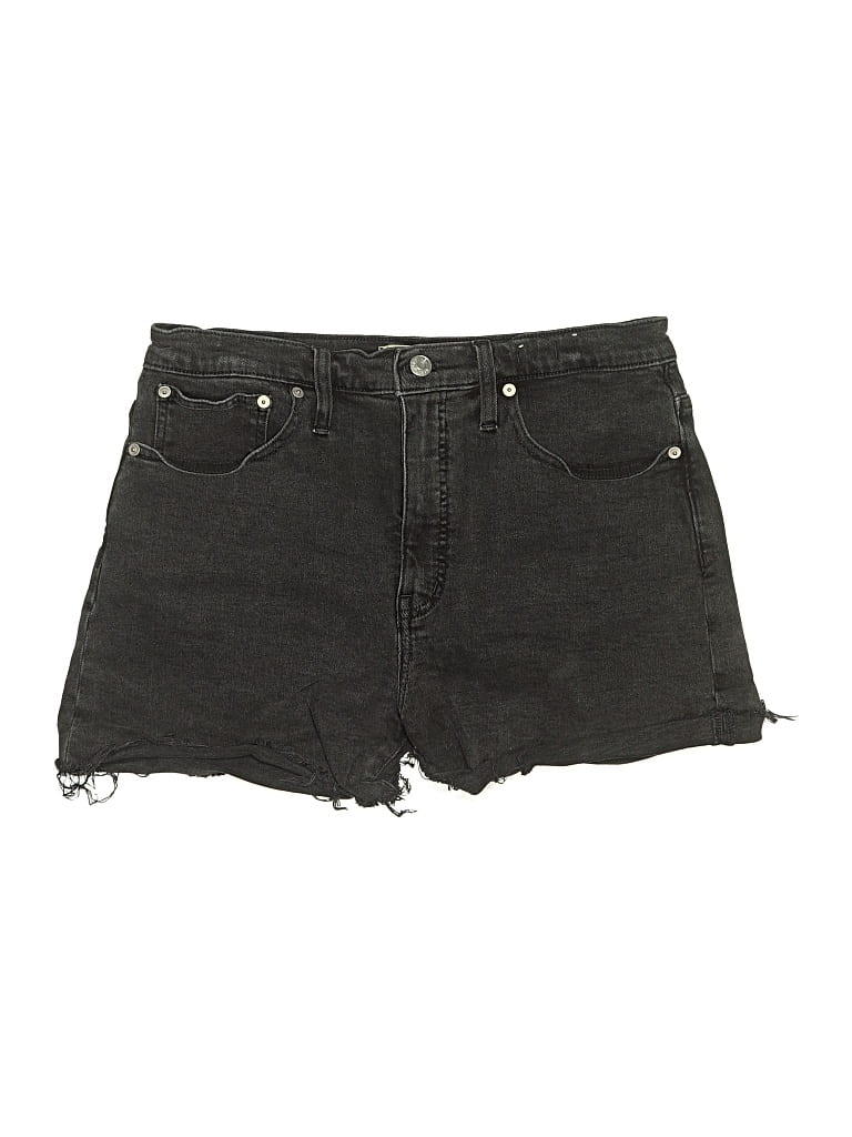 Pre-owned Madewell Denim Shorts In Black