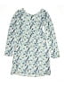 Lands' End 100% Cotton Print Blue Dress Size XL (kids) - photo 2