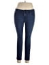 Faded Glory Solid Blue Jeans Size 14 - photo 1