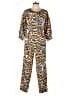 Rachel Comey Animal Print Gold Jumpsuit Size 2 - photo 1