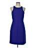 J.Crew 100% Polyester Solid Blue Cocktail Dress Size 10 - photo 1