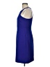 J.Crew 100% Polyester Solid Blue Cocktail Dress Size 10 - photo 5
