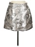 J.Marie Metallic Silver Formal Skirt Size M - photo 2
