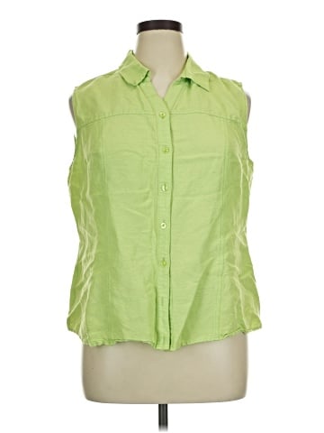 Christopher & Banks Sleeveless Button-Down Shirt (view 1)