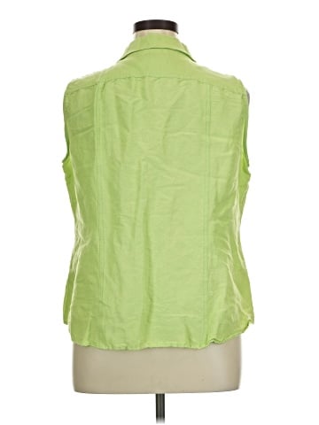 Christopher & Banks Sleeveless Button-Down Shirt (view 2)
