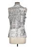 Calvin Klein Silver Sleeveless Blouse Size L - photo 2